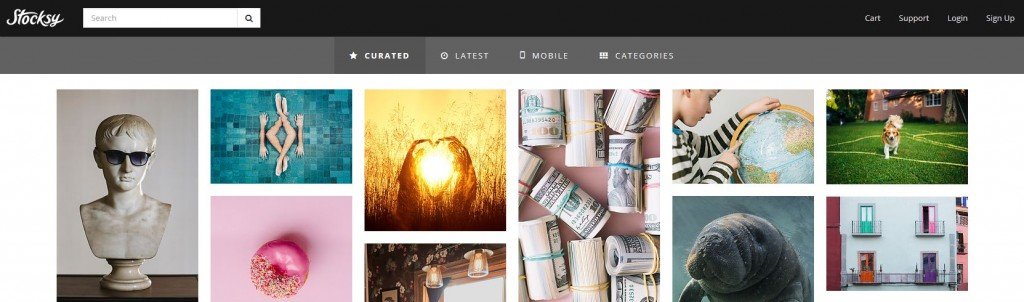Premium Stock Photography Website Stocksy - High Quality Images by Creative Photographers
