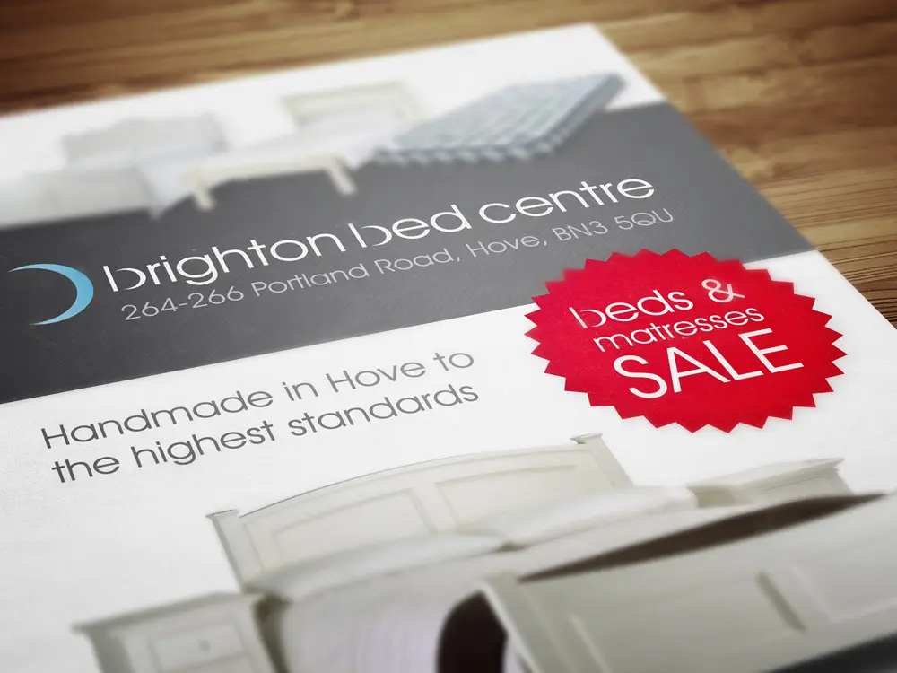 Brighton Bed Centre press advert