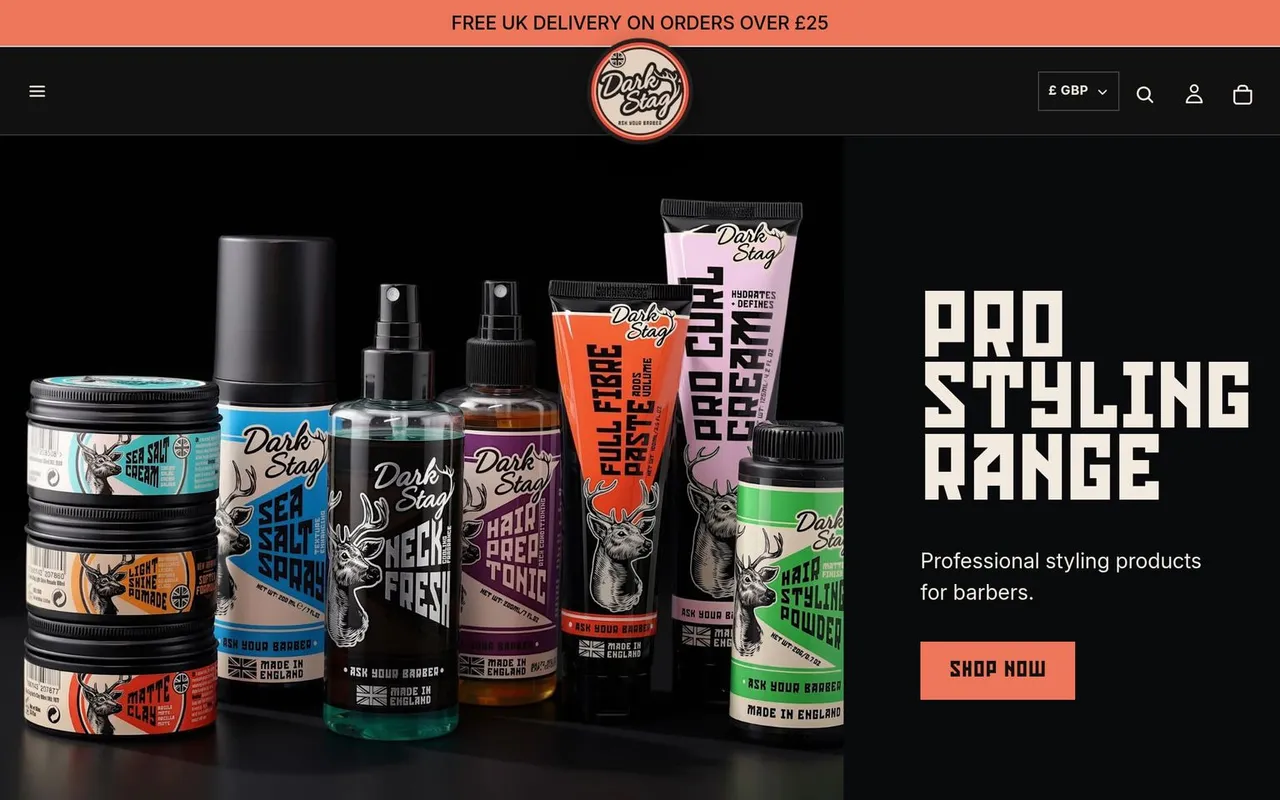 Dark Stag website