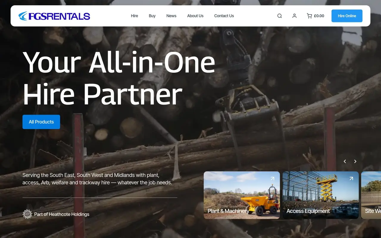 FGS Rentals woocommerce