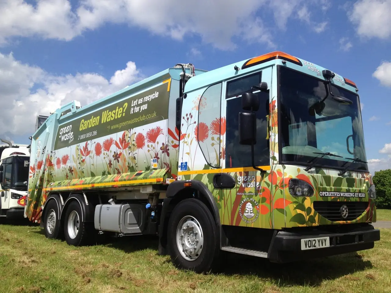 Garden waste recycling vehicle livery