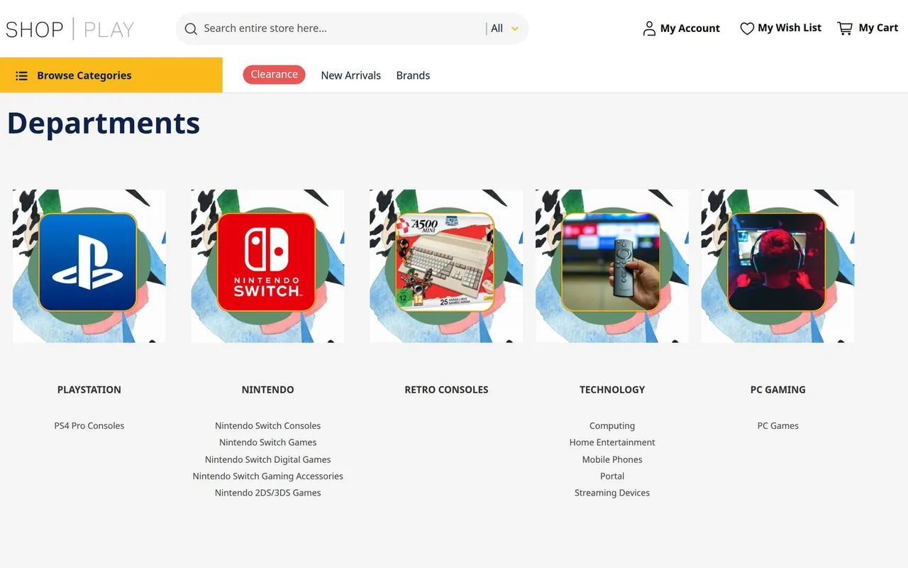Shop | Play magento store